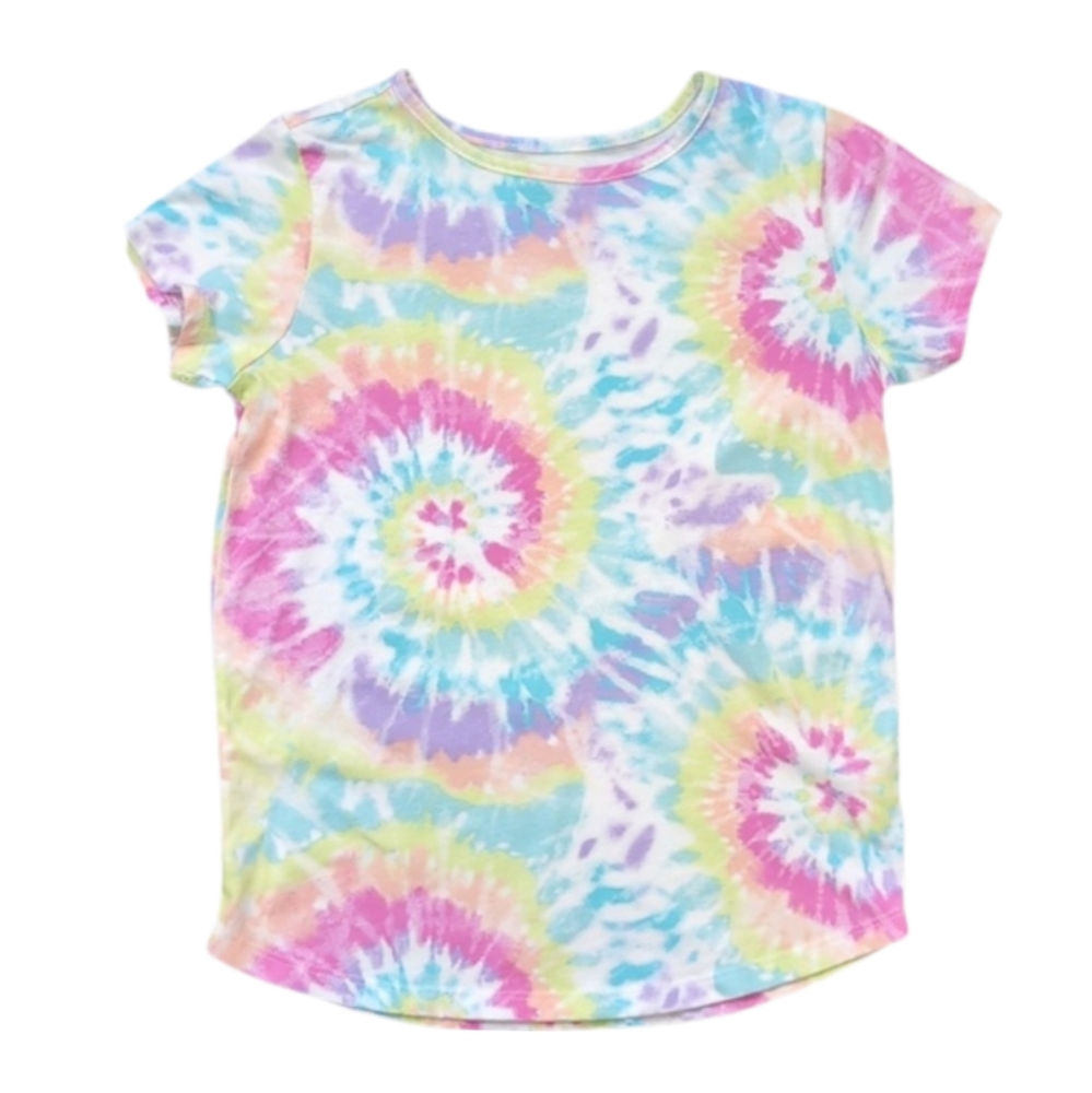 Childrens Place Tie Dye Top Girls Size Large 10 12 Short Sleeve Tshirt